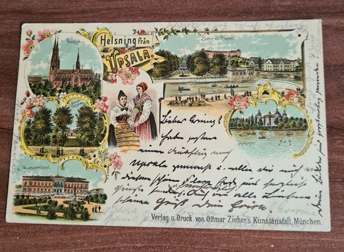 Postkarte aus schweden - aus,