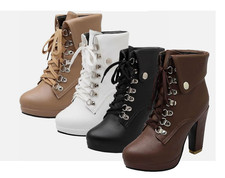 Damen Schnürstiefeletten