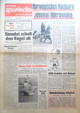 DEUTSCHES SPORTECHO 12./13. März 1965 Eishockey-WM DDR Handball Fußball-Intercup