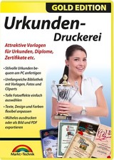 Urkunden Druckerei - Gold