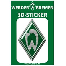 Aufkleber SV Werder Bremen 3D Sticker Raute Autoaufkleber Doming Logo Auto SVW