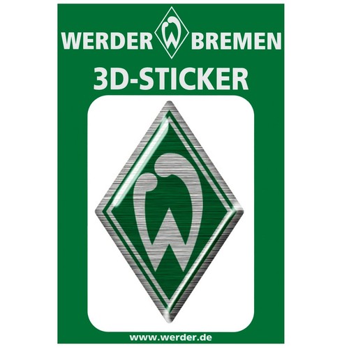 Aufkleber werder bremen 3d - sv,
