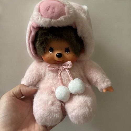 Monchhichi animal dress pink - animal,