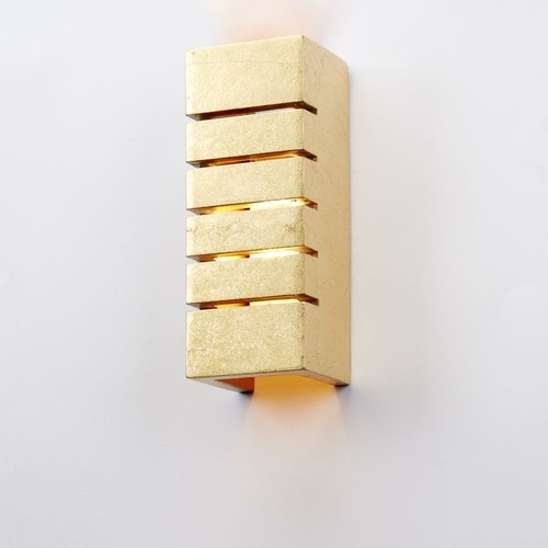 Gipswandleuchte rudi gold - gipswandleuchte,