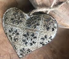 Hänger HERZ Blech antik-look