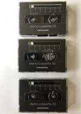 🔥3 x Grundig Steno Cassette