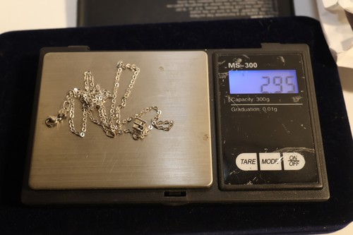 585er weißgold kette mit - 585er,