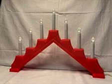 Konstsmide Schwibbogen 1970er Jahre Orange, Vintage