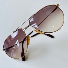 vintage ALPINA M38 gold silver sunglasses W.Germany TR3 M1 M6 MEDIUM 58*16