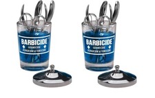 Barbizid Desinfektionsmittel Hygiene Maniküre Nagelstudio Tisch Glas kleine 2er Pack