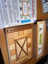 Montessori Arithmetik Mühlen Einmaleins aus Holz, Handgearbeitet