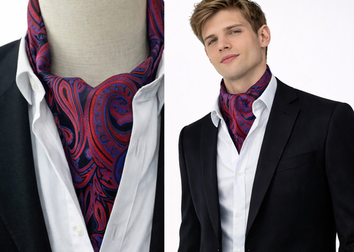 Herren new krawatte ascot - new,