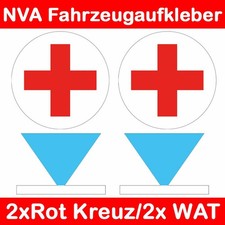 2x "Rot Kreuz"+ 2x"WAT Tiefe"