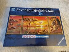 🧩NEU:Afrikanische Impressionen Triptychon Puzzle 1000 T Ravensburger jigsaw🧩