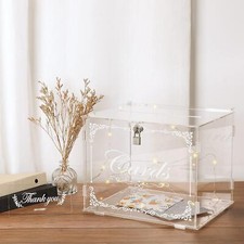 Hochzeit Acryl Kartenbox