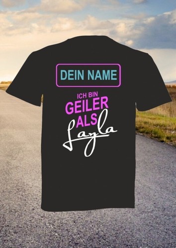 Geiler als leyla - party, t-shirt