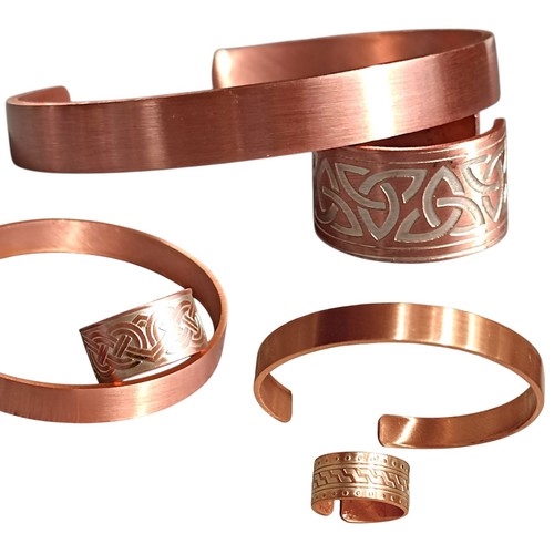 Kupfer schmuck set armreif - schmuck-set,
