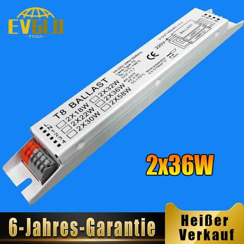 2x36w vorschaltgerät evg - 2x36w,