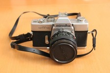 Spiegelreflexkamera Minolta SRT 101 Analogkamera 35 mm, 3 Objektive, Nahlinse