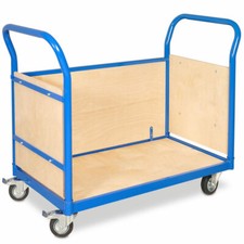 Dreiwandwagen, LxBxH 1130x500x890 mm, Trgkf 250 kg, 2 Lenk- und 2 Bockrollen