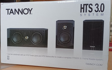 Tannoy HTS 3.0 2x Satelliten + 1x Center schwarz hochglanz inkl Wandhalterungen