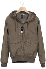 H&M Jacke Herren Anorak Jacket Kurzmantel Gr. S Baumwolle Grün #tm4ppot