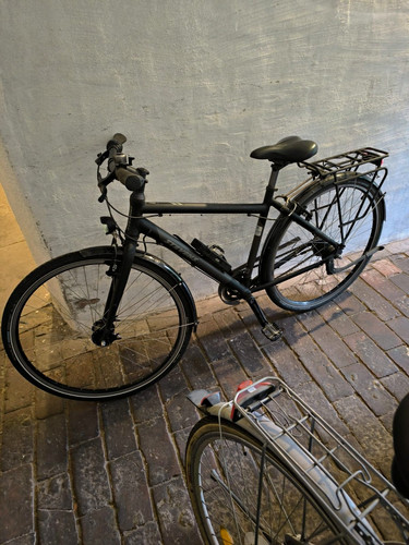 Stevens city bike schwarz flat - stevens,