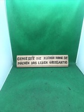 holzschild mit spruch Deko Retro Vintage Geschenk Idee Sammler Handarbeit Fund