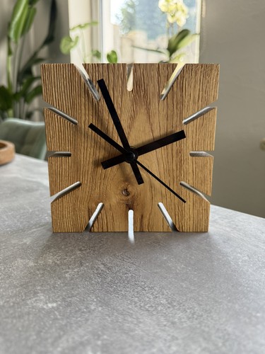 Deko uhr mit quarzuhrwerk aus - mit,