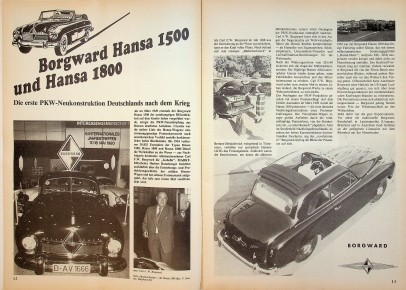 Oldtimer markt 1068 borgward - oldtimer, 1068)