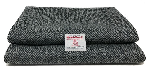 Harris tweed schwarz und - schwarz, grau