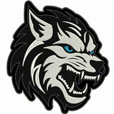 RÜCKENPATCH Odin Wolf Rücken Aufnäher Patch Biker Kutte Farben wählbar 27x24cm