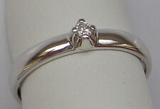 Fine Solitär aus 14kt 585 Gold Ring Brillant mit Diamant Solitaire Diamond♦️6586