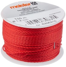 Meister Maurerschnur rot 100m Ø12mm Polyethylen geflochten reißfest belastbar