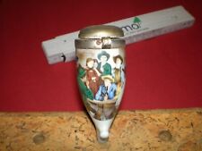 alte Reservisten Porzellan Kopf Pfeife - Militaria - Pfeifenkopf