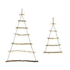 Holz Baum Wanddeko Hängedeko Basteln DIY Adventskalender Weihnachten - wählbar