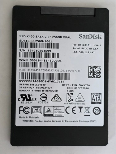 256gb scandisk x400 - 256gb,