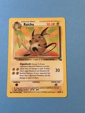 Raichu | 29/62 | Fossil |