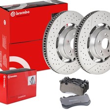 BREMBO Bremsenset Vorne Bremsscheiben Beläge passend für MERCEDES-BENZ SL (R231)