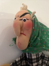 Handpuppe Hexe von KERSA Künstlerpuppen ca. 28 cm groß