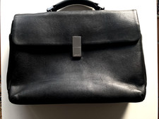 Aktentasche Porsche Design, Leder, schwarz, sehr gut erhalten