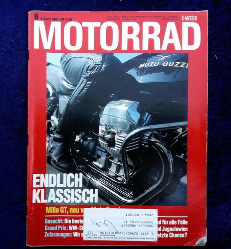 Motorrad 1987 moto guzzi - motorrad,