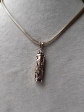 Parfüm Phiole silber 925 Anhänger zum öffnen