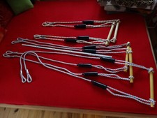 Schaukel für Papageien Vögel Seil Rundholz Klettertiere Vogelspielzeug