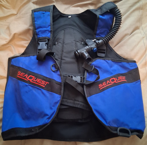 Schwarz blaue tauchjacke - blaue,