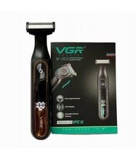 Profi Rasierer mit Klinge Trimmer Haarverstellung Bart Herren LED-Display V-3