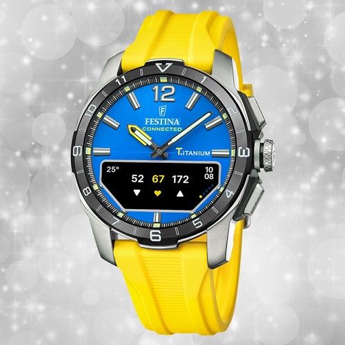 Armbanduhr silikon gelb herren - gelb,