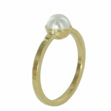 Skagen Damen Ring gold Perle