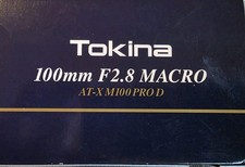 Tokina AT-X Pro D M100mm F2.8 Makroobjektiv  Für Canon C/EF-F