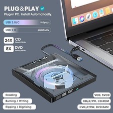 7 in 1 Externes CD/DVD